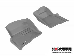 Ford F-150 Regular/ Supercab/ Supercrew Floor Mats (Set of 2) - Front - Gray by 3D MAXpider